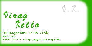virag kello business card
