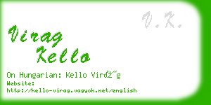 virag kello business card